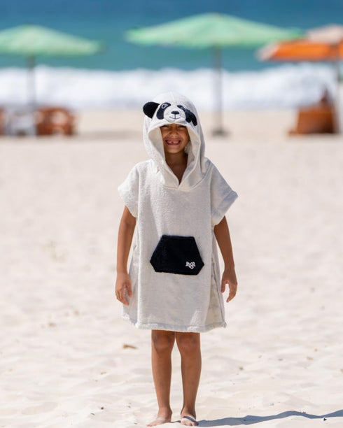 Snuggs Kids Poncho Towel Panda